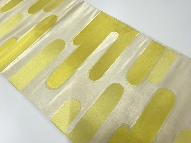 アンティーク　三霞文織出し袋帯（材料）